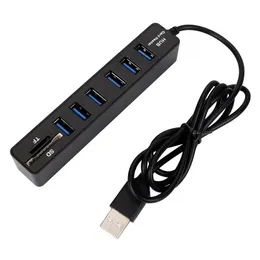 USB Hub 3/6 Port Expander Adapter USB 3.0 Hub Multi USB Splitter 2.0 Hab 3 Hub 3.0 Multiple USB3.0 USB-Hub Card Reader For PC