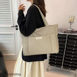 Borse da sera di moda di lusso di design Borsa coreana per il tempo libero di grande capacità borsa da donna versatile borsa da giacca in cotone tinta unita borsa da donna a spalla singola sotto ascella