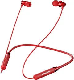 Original Lenovo HE05 Bluetooth 5.0 Faixa magnética sem fio para corrida, fone de ouvido esportivo com cancelamento de ruído à prova d'água para tablet Android IOS Dropshipping