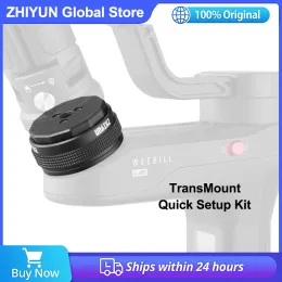 Teste Zhiyun Ex1d03 Transmount Kit di installazione a sgancio rapido per gru M3/weebill S/gru 2s con accessori per giunto cardanico portatile con vite da 1/4 di pollice