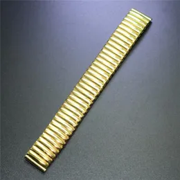 Watch Bands Way Deng - Women Men Golden Stainsal Steel Fecitive Strengle Watchband Band Bracelet Cuff Bangle 18mm 20 Mm Y095261i