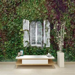 Tapety milofi niestandardowe 3D tapeta winorośl pastorski ogródek świeży salon sypialnia tło dekoracja ścienna mural