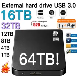 Pudełka oryginalny zewnętrzny dysk twardy 2TB Highspeed SSD 1TB Przenośny zewnętrzny dysk twardy SSD SolidState Dysk twardy Dysk twardy dla laptopa // Mac