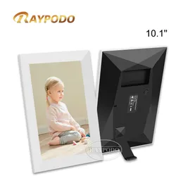 FRAMEO Frame Porta-retratos digital WiFi inteligente de 10,1 polegadas com tela sensível ao toque