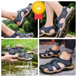 Utomhus Summer Leisure Beach Forhud Sandals Men's Style Gai Waterproof Male New Arrival Sports Stor sommartid Eur38-48