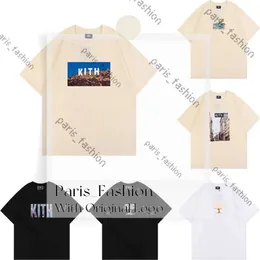 디자이너 Kith T Shirts Tom Jerry T 셔츠 디자이너 남성 탑 여성 캐주얼 짧은 슬리브 세서미 스트리트 티 빈티지 패션 옷 티 아웃복 남자 단편 401