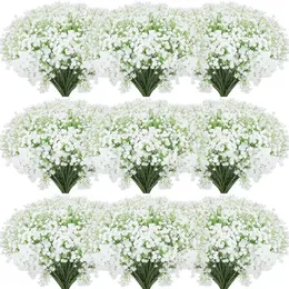 50 Stück künstliche Blumen Babys Atem Blumen gefälschte Gypsophila Pflanzen Blumen für Hochzeit Home Party Dekor 240309