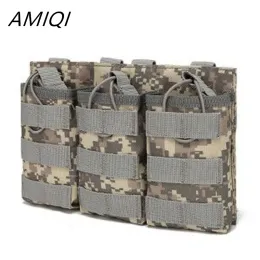 Bags AMIQI Nylon Magazine Pouch Military Tactical Pouch Molle Rifle Hunting Accessories Waist Pack Paintball Airsoft Army Equipments