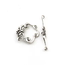 50 Sets Antique Silver Zinc Alloy OT Toggle Clasps For DIY Bracelets Necklace Jewelry Making Supplies Accessories F-69255C