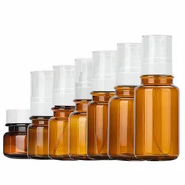 10pcs Amber Parfüm Doldurma Şişesi Esstenial Yağ Sıvı Boş Atomizizer Plastik Kahverengi Sprey Şişe Seyahat Aktarları Makyaj Araçları H1CV#