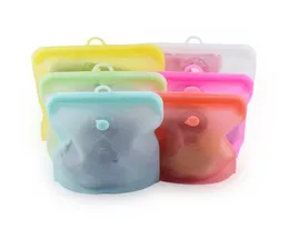 Rod med datumpekare Saver Food Grad Silicone Storage Bag Frukter Packing SelfSealing Bags Pouch 500MLA308112731