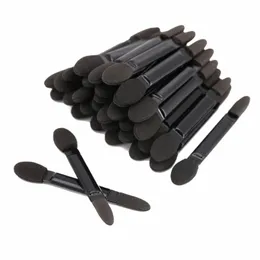 30 st/set Eyeshadow Applicator SPGE Double Ended Portable Eye Shadow Borstes Nail Mirror Powder Brush Beauty Makeup Tool F6WU#