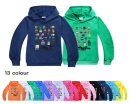 Мой мировой Minecraft Big Boys and Girls Trend Casual спортивный свитер с длинным рукавом детей 039s размер капюшона 100170cm6584641