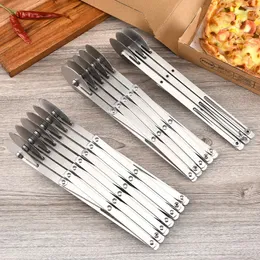 3/5/7 Wheels Cutter Ciasto Podzielnik Bok Makaron Elastyczna rolka ostrza Pizza Pizza Pastry Peeler Stali Bakeware Tools 35