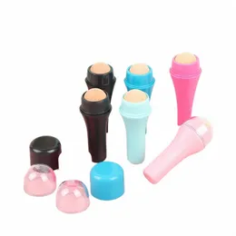 volcanic Roller Face Oil Ctrol Rolling Ste Matte Makeup Face Skin Care Tool Facial Cleaning Oil Absorpti Roller On Ball n0OR#
