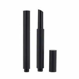 Tubo per rossetto Nero opaco Pr Tipo di penna Materiale da imballaggio per trucco fai da te 10pc 50pc 100pc Plastica Gelo Cosmetico Balsamo per labbra Ctainer l2Cn #