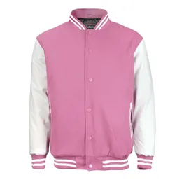 New Men's Premium Classic Snap Button Vintage Baseball Letterman Varsity Jacket