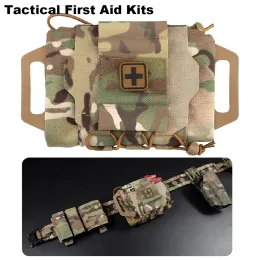 Bolsas Molle Kits Tactical Primeiros Soces Bolsa Médica Deplantação Rápida Bolsa Militar de Sobrevivência ao ar livre Campo de emergência bolsa de acampamento