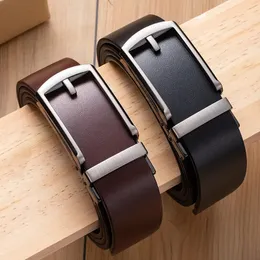 Leather Belt Men Designer Belts Men High Quality Cinturones Hombre Ceinture Homme Cinto Strap 3.5cm Automatic Buckle Belt 240320