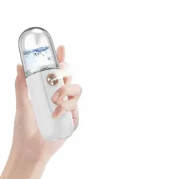 mini Facial Steamer Nano Spray Hidratante Vaporizador Rosto Névoa Frio Spray Máquina Umidificador Portátil Beleza Humidificador USB f04R #