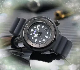 Lumious Brand Famous Set Auger Racing Watch Luxury Fashion Cloctz Cloartzバッテリームーブメントメタルラバーバンドオートデイデイナイトグローダイビングタイマーウォッチ