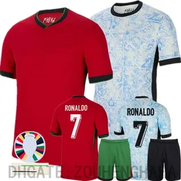 Футбольные майки Portuguesa Portugal FERNANDES RONALDO Cristiano Portugieser 2024, футбольные майки для Кубка Европы, мужские и детские комплекты, команда B.FERNANDES JOAO FELIX