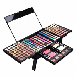 Nya 180 färger Makeup Palette Eyeshadow Powder Blush Lip Stick Cosmetics Kit Eye Primer Luminous Eye Shadow Palette Make Up Set 94C4#