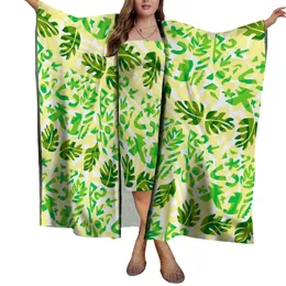 Abiti da festa Polinesiano personalizzato samoano stile hawaiano set di abiti leggeri da donna con protezione solare da spiaggia, scialle, sciarpa sarong