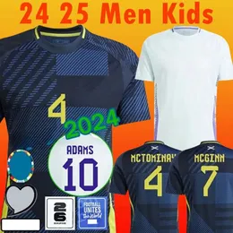 Scotland Football Shirt TIERNEY Soccer Jerseys 24/25 150th ROBERTSON McTOMINAY McGREGOR DYKES ADAMS Shirt Away National Team CHRISTIE ARMSTRONG FRASER Uniform