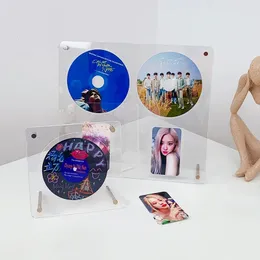 Akryl Pocard Holder Kpop PO Frame CD Type Picture Idol Card Display Stand Colloection Room Decor 240308