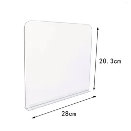 Hooks Acrylic Closet Shelf Transparent Wardrobe Divider Lightweight Durable Home Use For Living Room Drawers Bookcase Sweaters