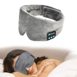 Hörlurar/headset mjukt ögonmask med Bluetooth -hörlurar för att sova, resetillbehör för kvinnor sover kylande ögonmask, gåvor till familjen