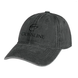 Berets Crownline Boating Cowboy Chapéu Designer Personalizado Esportes Cap Mulher Chapéus Homens