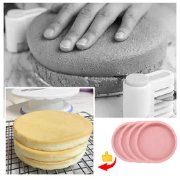 NEW 4-inch Layer Bakeware Molds Silicone Cake Pan Cake Mold Round Heart Dessert Cutting-free Cakes Mould Muffin Baking Tools