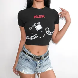 Legal mulheres designer tshirts verão marca camiseta com letras sexy manga curta camiseta mulher topos sl opcional1766758