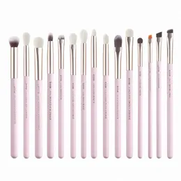 jup 15pcs Makeup Brushes Set Profial Eye Makeup Brush Kits Eyeshadow Eyeliner Eyebrow Blending Ccealer Brochas T294 s0B7#