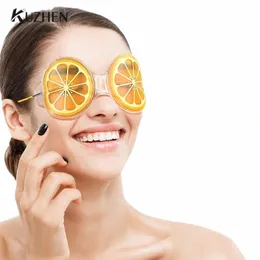 Frutta Ice Compr Slee Eye Mask Alleviare la fatica Rimuovere il cerchio scuro Raffreddamento Relaxati Cute Eye Mask Strumenti per la cura degli occhi a90h #