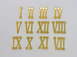 12 Stück römische Ziffern aus Holz in Form unvollendeter Acrylausschnitte NumericsNumbers Ornamente Uhr Handwerk Dekoration 240322