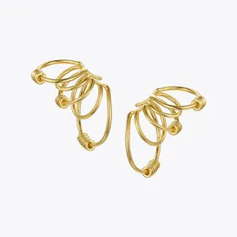 ENFASHION Multilayer Kreis Ohr Manschette Clip Auf Ohrringe Für Frauen Gold Farbe Rock Ohrringe Ohne Piercing Mode Schmuck E201174 240314