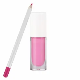 10 Sets Matte Lip Kit Private Label Liquid Lipstick Liner Custom Wholesale Makeup Lipgloss N-stick Lipgloss G5Oh#
