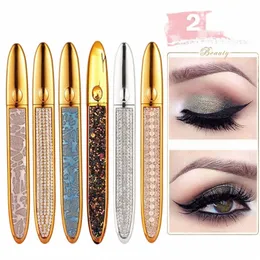 Selbstklebender Eyeliner-Stift für falsche Augen, kleberfrei, magnetfrei, wasserdicht, kein Blooming-Eyeliner-Stift, Make-up-Werkzeug