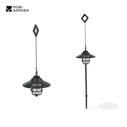 도구 Mobi Garden Camping Light Lantern Lawn Lights Solar Light LED 자석 줌 휴대용 토치 텐트 라이트와 강한 조명