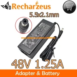 Adapter äkta 48V 1.25A 60W AC Adapter ADS65LSI521 Laddare ADS65LSL521 48060G POWE Supply