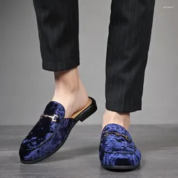 Buty swobodne Połowa dla mężczyzn designer muł Muszu na włoskiej marce moda zapatillas hombre 47 48