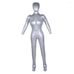 Party Decoration Brand Full Body Female Model Mannequin Uppblåsbar PVC med ARM SHOW -fönster visar hög kvalitet 170 cm