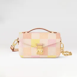 N40749 Borse di design di lusso Borse rosa Borsa a tracolla piccola Donna Borse da viaggio Borse a tracolla di nuova moda Crossbody POCH ETTE METI S EA ST WES T