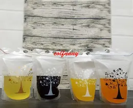 Water Bottles 1000pcs/lot Transparent Self-sealed Plastic Beverage Bag DIY Drinkware Drinking Fruit Juice Food Storage F062104