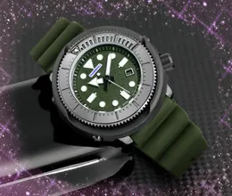 Movimento al quarzo premium di lusso Orologio casual 45mm Cronografo di alta qualità da uomo orologio automatico giorno data cronometraggio elastico Night Glow Diving Timer Orologio da polso Regali