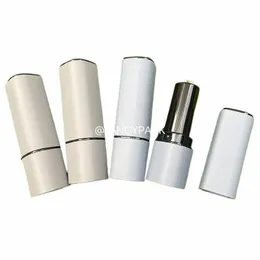 Tubo per balsamo per labbra Tubo di plastica grigio per trucco Rossetto Stick per labbra Bellezza Rossetto Balsamo Cosmetico Ctainers Regalo Tubi per balsamo per labbra fai da te