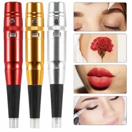 Mais barato Dermograph Beauty Tattoo Machine Universal Swiss Motor Permanent Makeup Sobrancelha Eyeliner Lip Tattoo Pen com agulha PMU I2Rv #